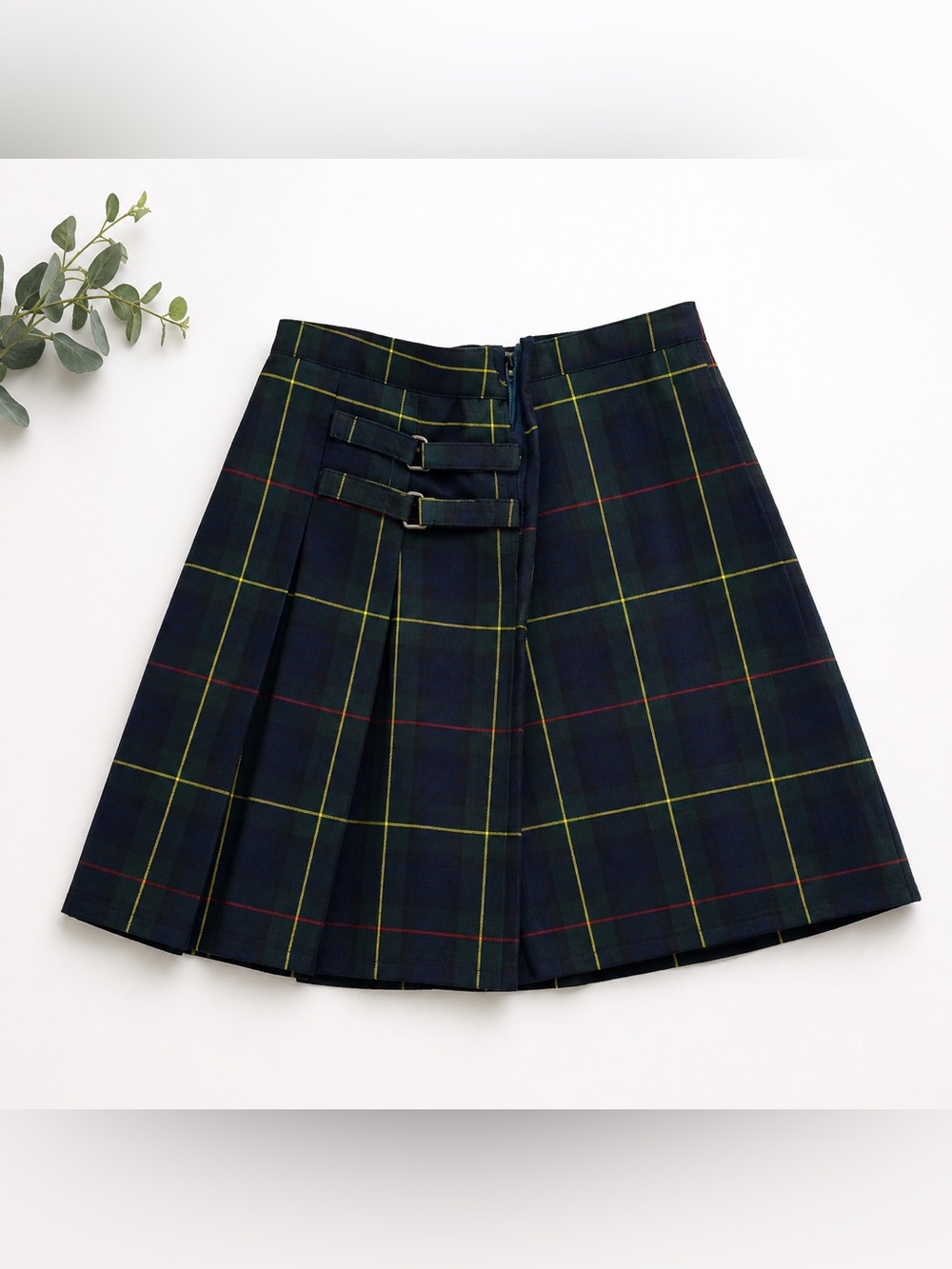 French Toast Girls 20 Plaid Pleated Tartan 3 Buckle Skirt